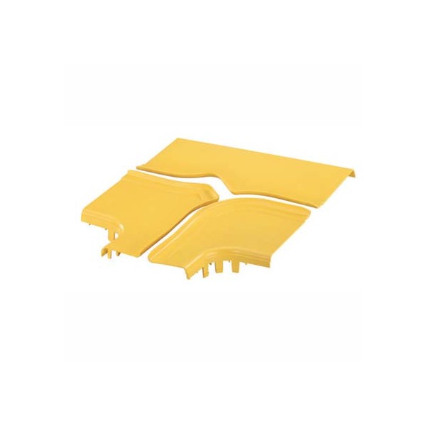 PANDUIT OPTIONAL SPLIT COVER FOR THE HORIZONTAL TEE WITH 6X4 EXIT YELLOW