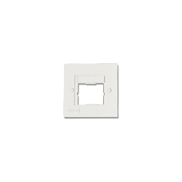SIEMON CT SINGLE GANG BRITISH FACEPLATE FOR 1 CT COUPLER