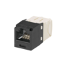 PANDUIT CATEGORY 6, UTP, RJ45, 8-POSITION, 8-WIRE UNIVERSAL MODULE, AVAILABLE IN BLACK