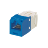 PANDUIT CATEGORY 6, UTP, RJ45, 8-POSITION, 8-WIRE UNIVERSAL MODULE, AVAILABLE IN BLUE