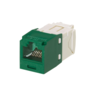 PANDUIT CATEGORY 6, UTP, RJ45, 8-POSITION, 8-WIRE UNIVERSAL MODULE, AVAILABLE IN GREEN