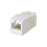 PANDUIT CATEGORY 6, UTP, RJ45, 8-POSITION, 8-WIRE UNIVERSAL MODULE, AVAILABLE IN WHITE
