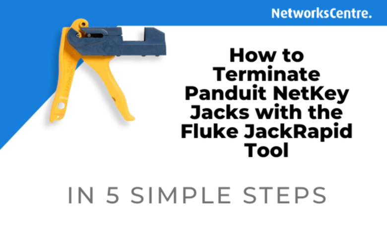 How to Terminate Panduit NetKey Jacks with the Fluke JackRapid Tool