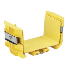 PANDUIT PRE-ASSEMBLED COUPLER QUICKLY JOINS 2 SECTIONS OF CHANNEL AND-OR FITTINGS YELLOW 6 X 4