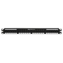 PANDUIT 24-PORT, CATEGORY 5E, PATCH PANEL WITH 24 RJ45, 8-POSITION, 8-WIRE PORT