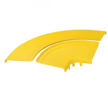 PANDUIT  OPTIONAL SPLIT COVER FOR THE HORIZONTAL RIGHT ANGLE FITTING YELLOW