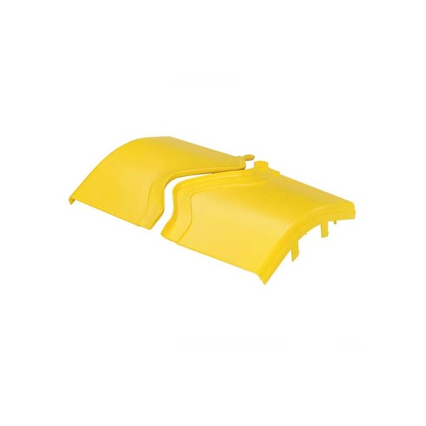 PANDUIT OPTIONAL SPLIT COVER FOR THE OUTSIDE VERTICAL 45 ANGLE FITTING FROV4512X4YL YELLOW