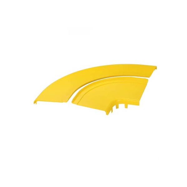 PANDUIT  OPTIONAL SPLIT COVER FOR THE HORIZONTAL RIGHT ANGLE FITTING YELLOW