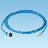 ZONE CORD, CAT 6 UTP SOLID LSZH BLUE CABLE, PLUG TO PLUG, 30 METERS